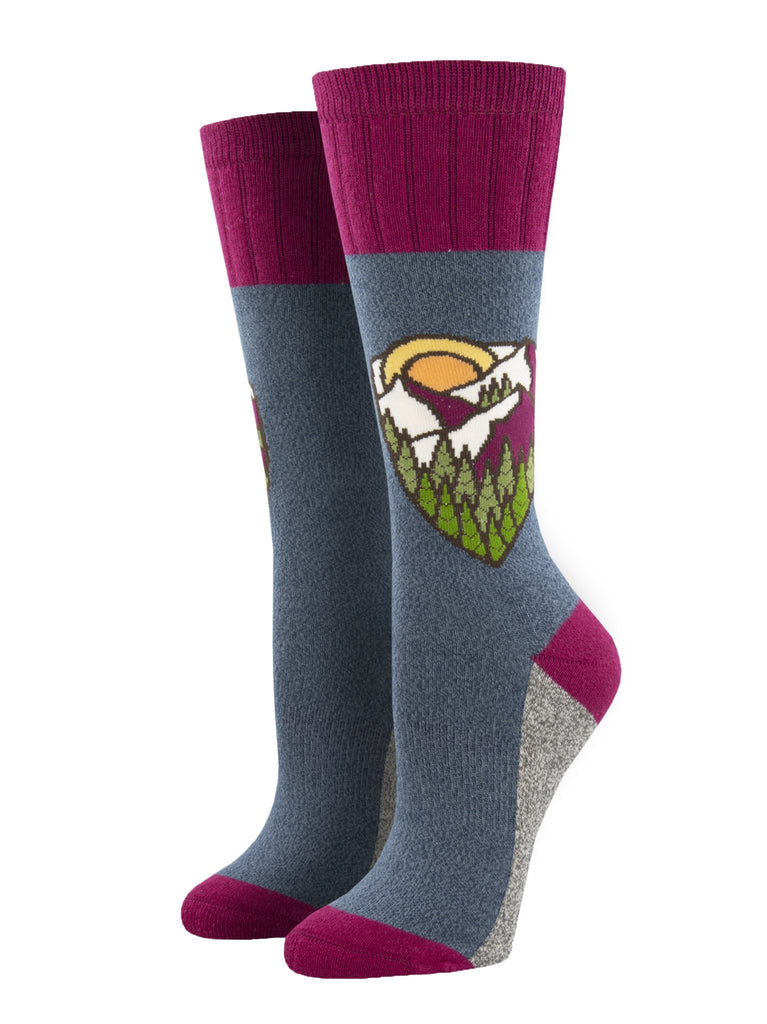 Socksmith - Outlands Atomicchild Mountain Top Boot Socks | Women's - Knock Your Socks Off
