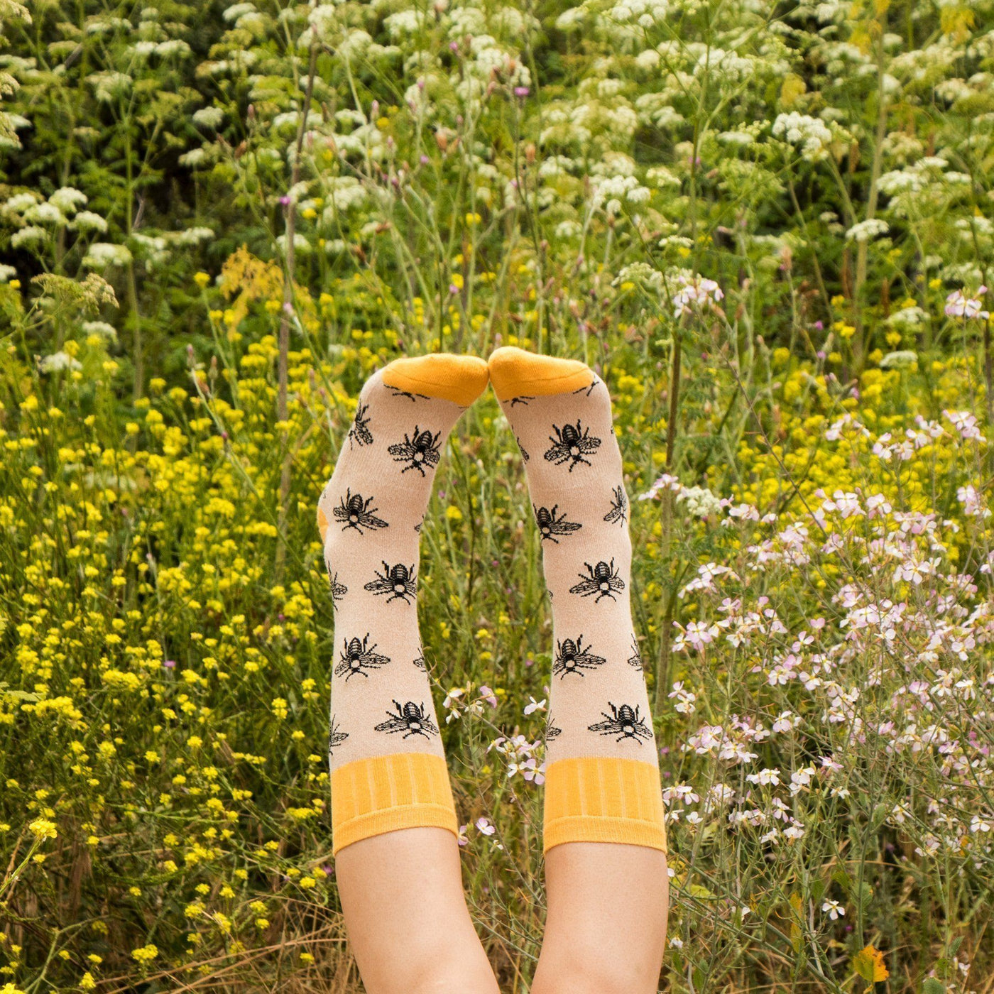 Socksmith - Outlands Bee Boot Socks | Women's - Knock Your Socks Off