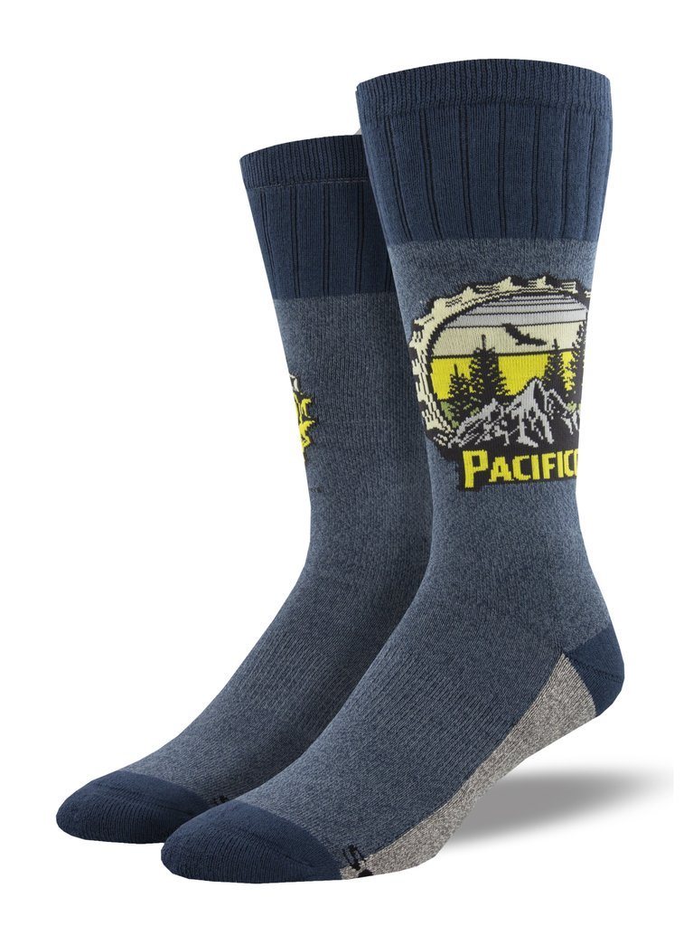 Socksmith - Pacifico Cap Athletic Crew Socks | Men's - Knock Your Socks Off