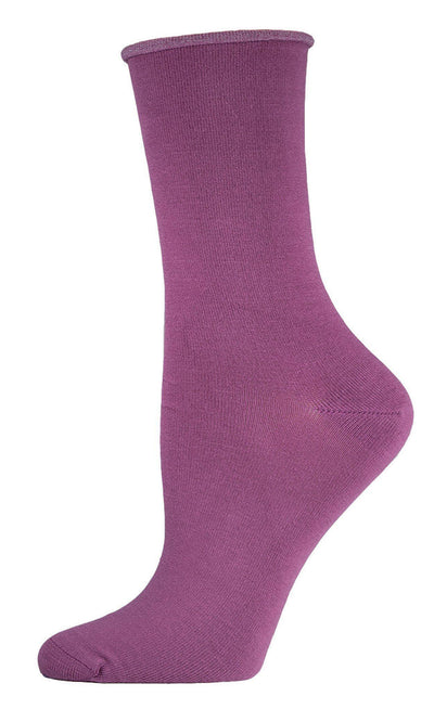 Socksmith - Roll Top Bamboo Crew Socks | Women's - Knock Your Socks Off