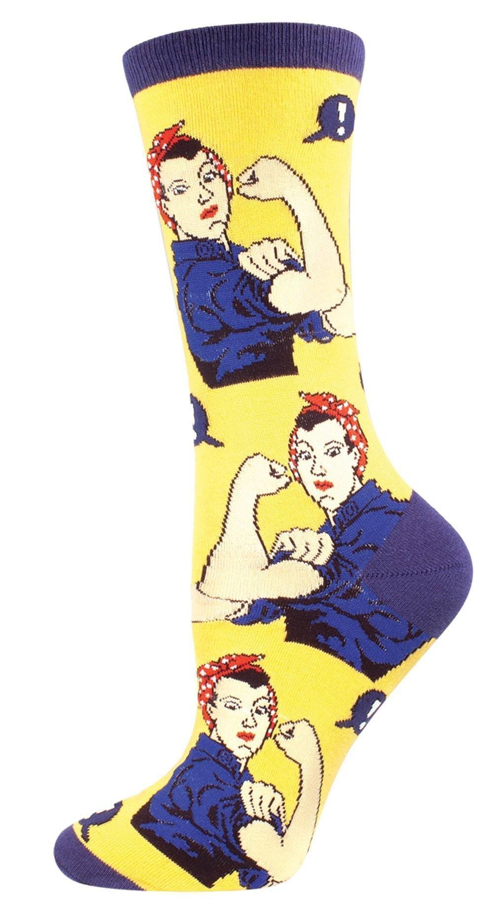 Socksmith - Rosie Crew Socks | Women's - Knock Your Socks Off