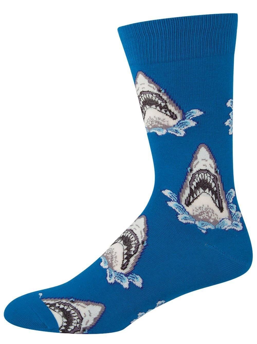 Socksmith - Shark Attack Crew Socks | Men's - Knock Your Socks Off