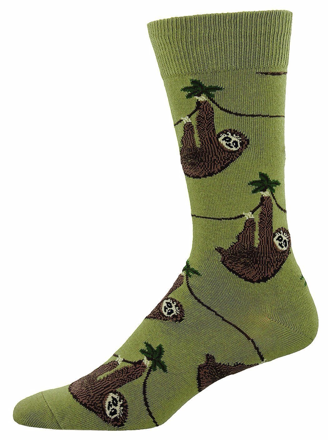Socksmith - Sloth Crew Socks | Men's - Knock Your Socks Off