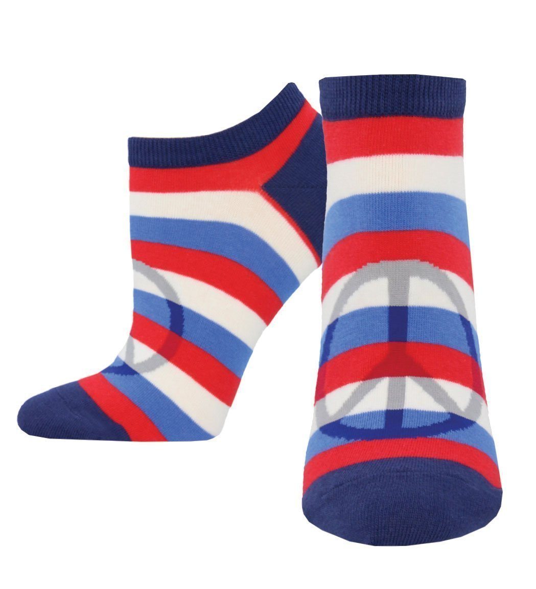 Socksmith - Toe-Tally Peaceful Ankle Socks | Women's - Knock Your Socks Off