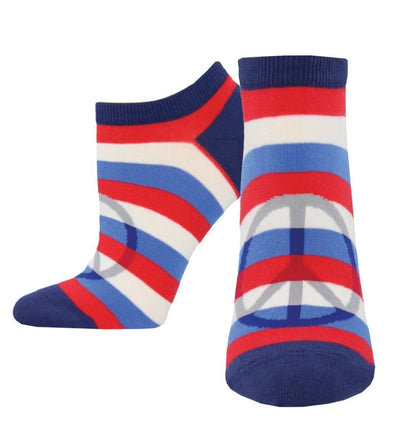Socksmith - Toe-Tally Peaceful Ankle Socks | Women's - Knock Your Socks Off