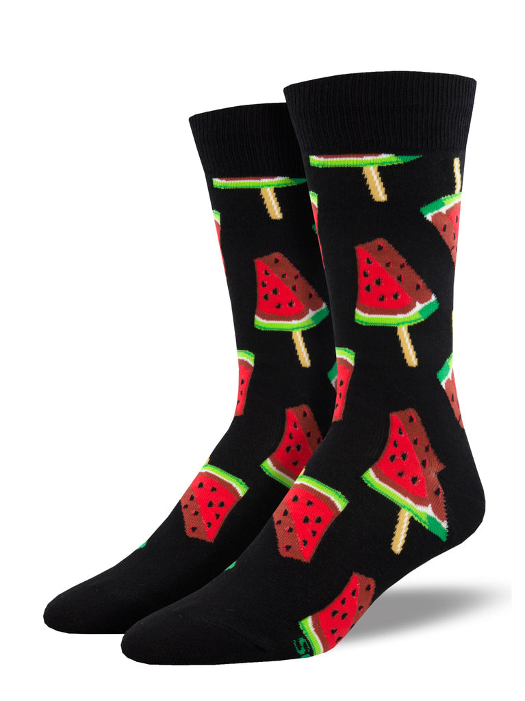 Socksmith - Watermelon Pops Crew Socks | Men's - Knock Your Socks Off