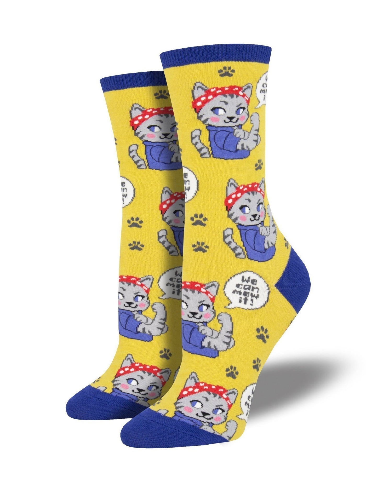 Socksmith - We Can Mew It Crew Socks | Women's - Knock Your Socks Off