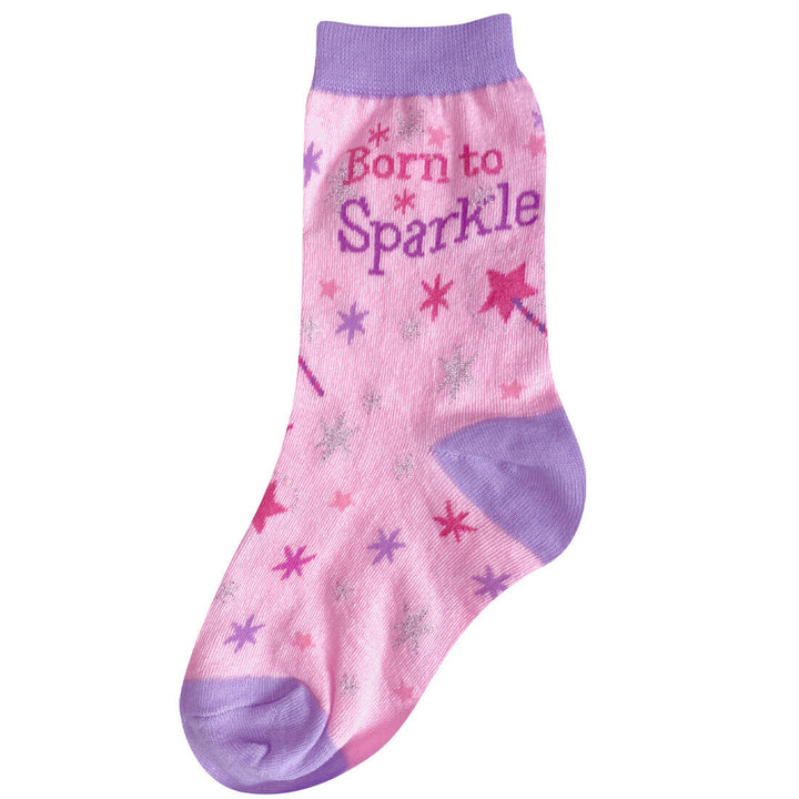 Second flat view of the pink Born to Sparkle kids&
