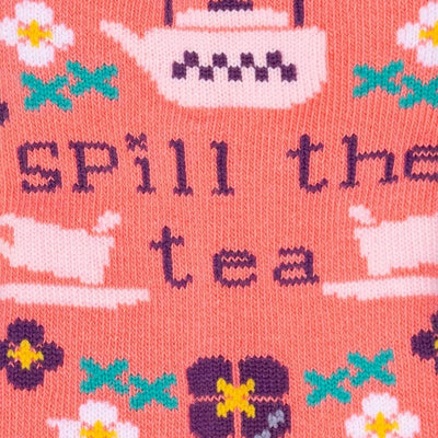 Spill the Tea Ankle Socks | Women's - Knock Your Socks Off