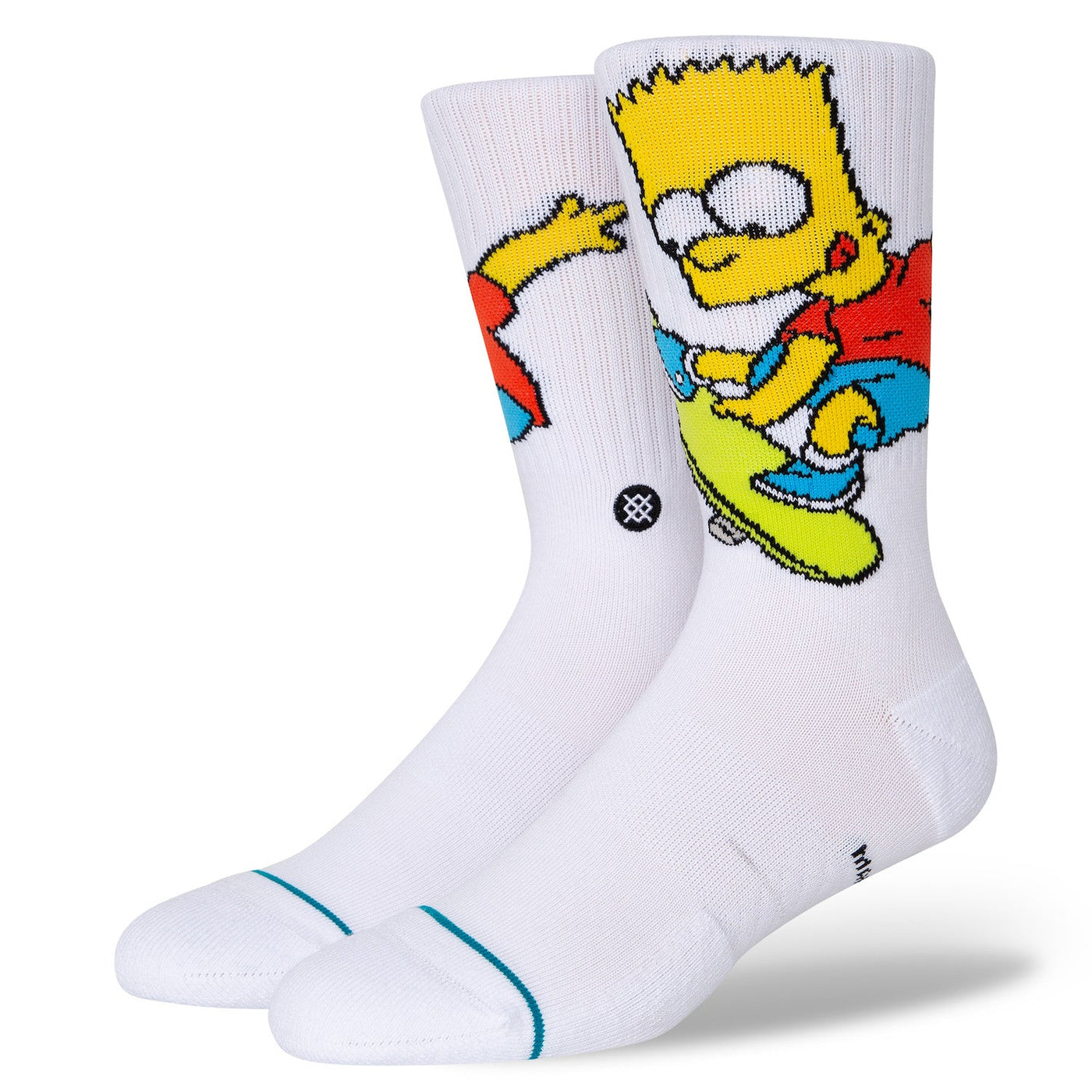 Stance - Bart Simpson Crew Socks | Men's - Knock Your Socks Off