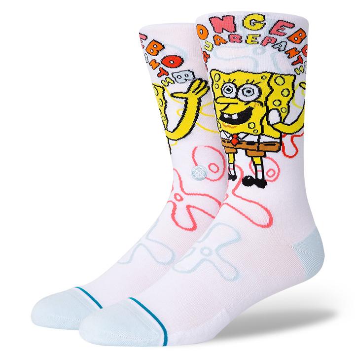Stance - "Imagination Bob" Spongebob Crew Socks | Women's - Knock Your Socks Off