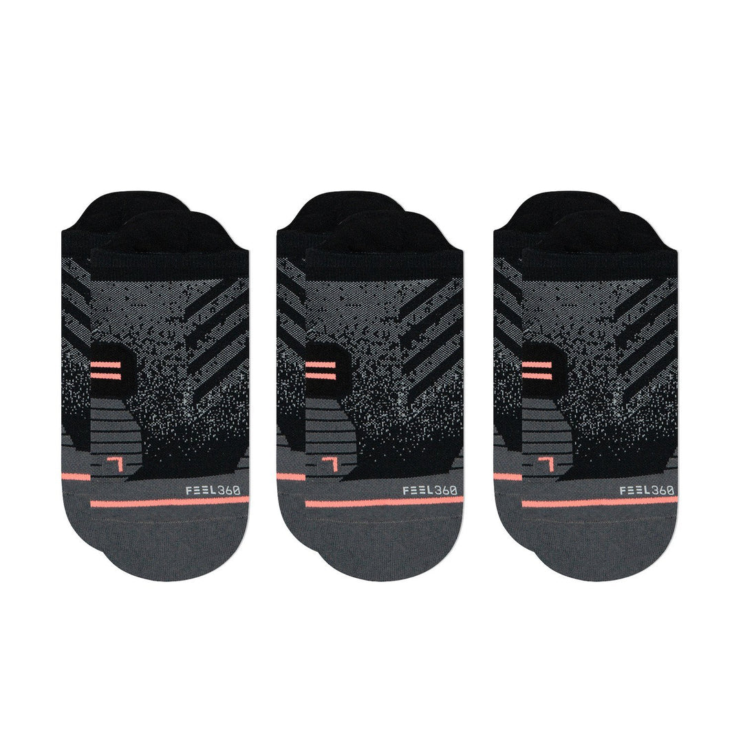Stance - "Run Tab" Three Pair Pack No Show Socks | Women's - Knock Your Socks Off