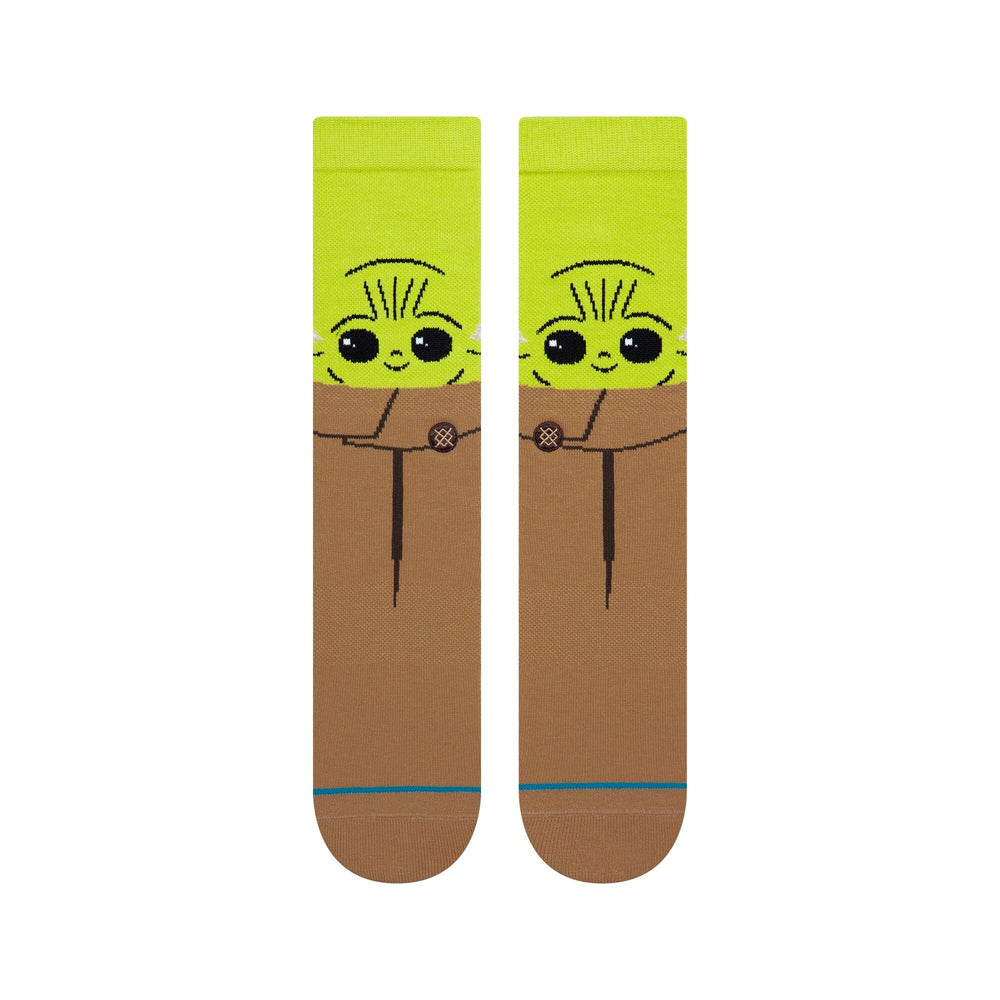 Stance - Star Wars Mandalorian: "The Bounty" Baby Yoda Crew Socks | Men's - Knock Your Socks Off