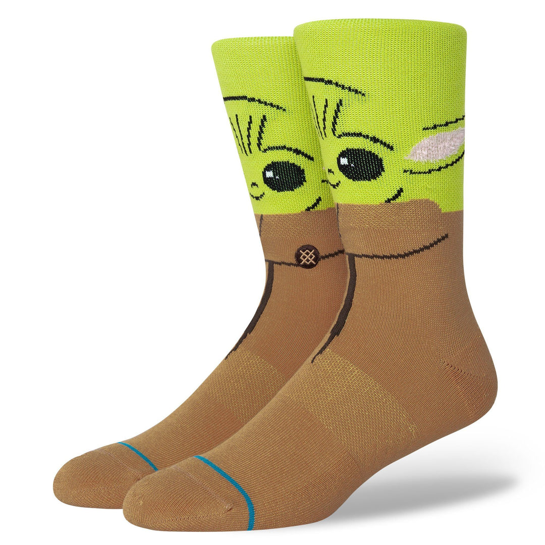 Stance - Star Wars Mandalorian: "The Bounty" Baby Yoda Crew Socks | Men&