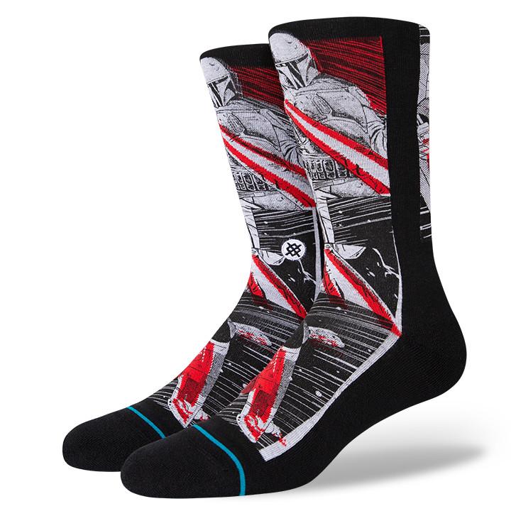 Stance - STAR WARS "Manga Boba" Crew Socks | Men's - Knock Your Socks Off