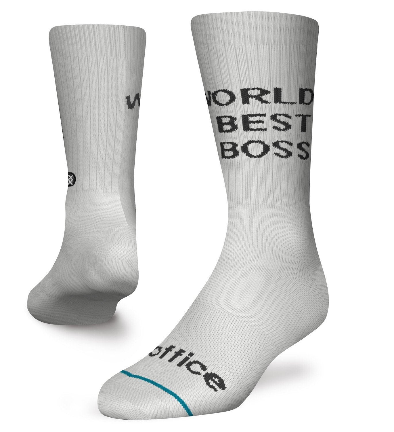 Stance - The Office "World's Best Boss" Crew Socks | Men's - Knock Your Socks Off
