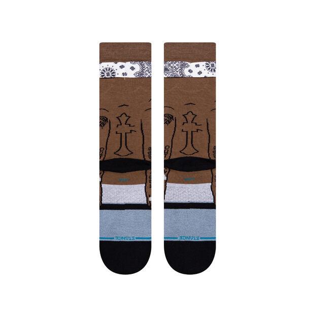 Stance - Tupac Resurrected Crew Socks | Men's - Knock Your Socks Off