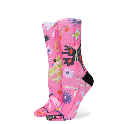 Strawberry Patch Crew Socks | Women's - Knock Your Socks Off