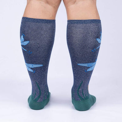 STRETCH-IT™ Dragonfly Knee High Socks | Women's - Knock Your Socks Off
