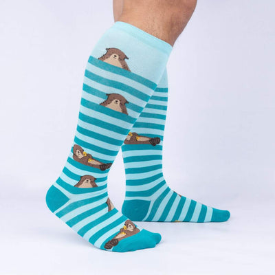 STRETCH-IT™ My Otter Foot Knee High Socks | Women's - Knock Your Socks Off