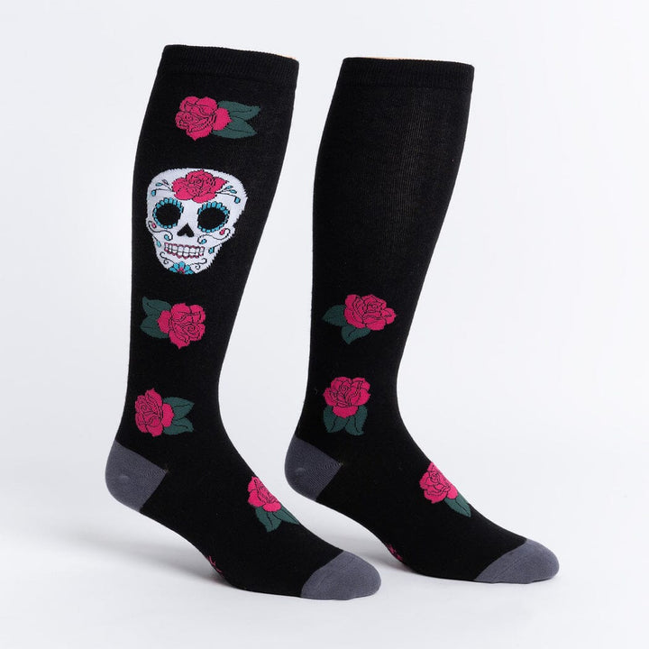 Sugar Skull Stretch-It Knee High Socks | Women&