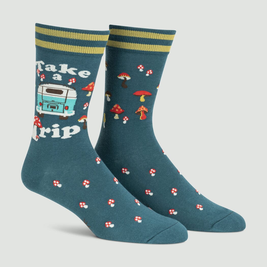 Take A Trip Crew Socks | Men&