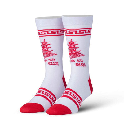 Thank You, Enjoy! Crew Socks | Men's - Knock Your Socks Off