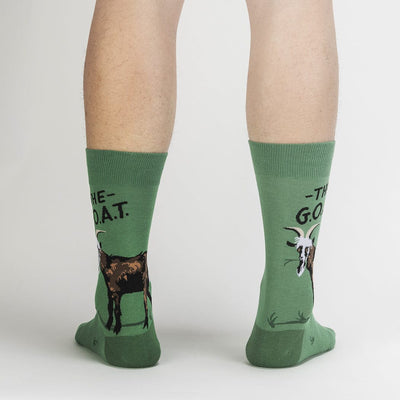 The G.O.A.T. Crew Socks | Men's - Knock Your Socks Off