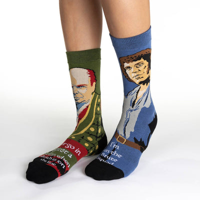 The Princess Bride, Vizzini & Fezzik Crew Socks | Women's - Knock Your Socks Off