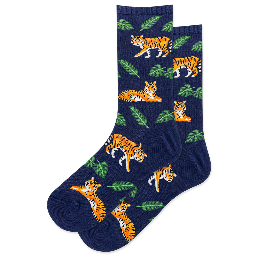 Tigers Crew Socks | Women's - Knock Your Socks Off