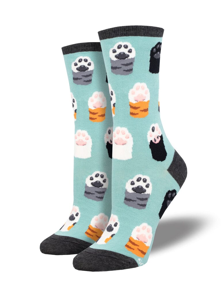 "Toe Beans" Crew Socks | Women's - Knock Your Socks Off