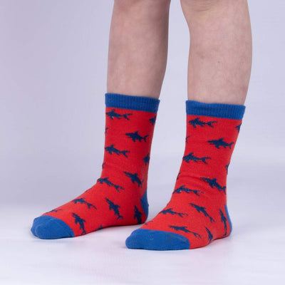 Totally Jawsome! Junior Crew Socks 3-Pack | Kids' - Knock Your Socks Off