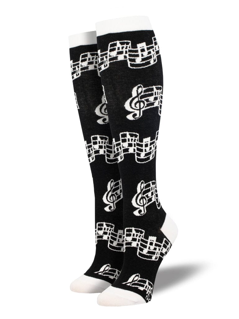 "Tuning Out" Knee High Socks | Women&