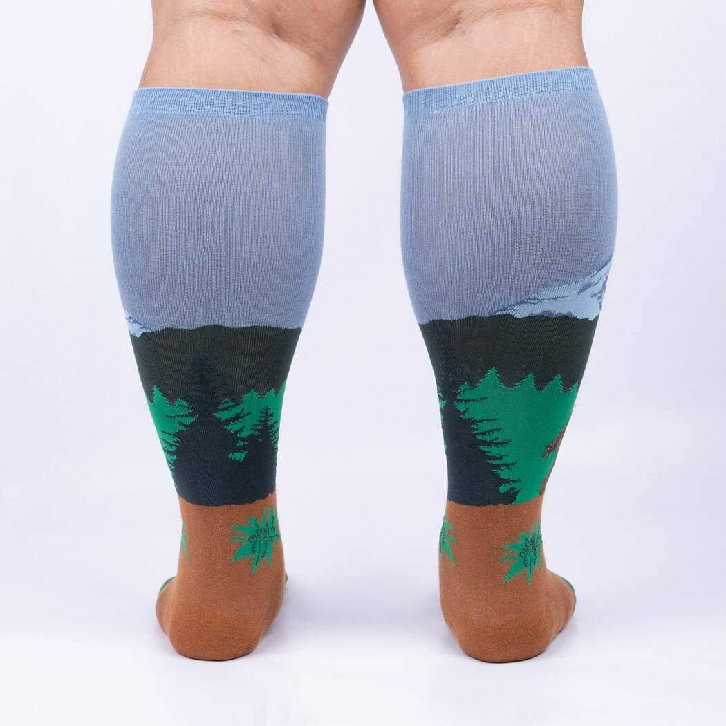 Welcome to My Hood Knee High Socks | Women's - Knock Your Socks Off