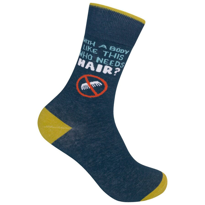 Navy crew sock toe-down reading &