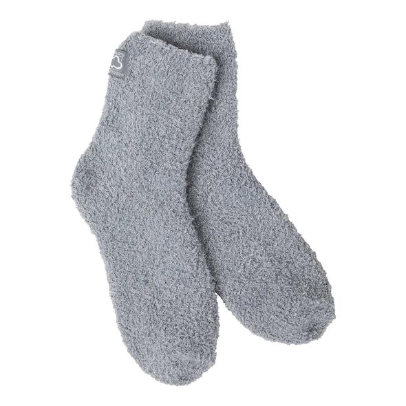 World's Softest - Smoke Cozy w/ Grippers Quarter Ankle Socks | Women's - Knock Your Socks Off