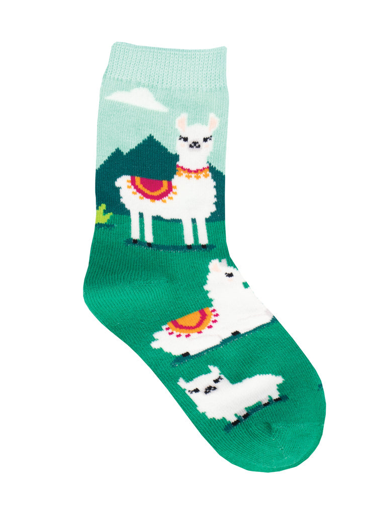 Yo Llama Athletic Kids Crew Socks | Kids' - Knock Your Socks Off