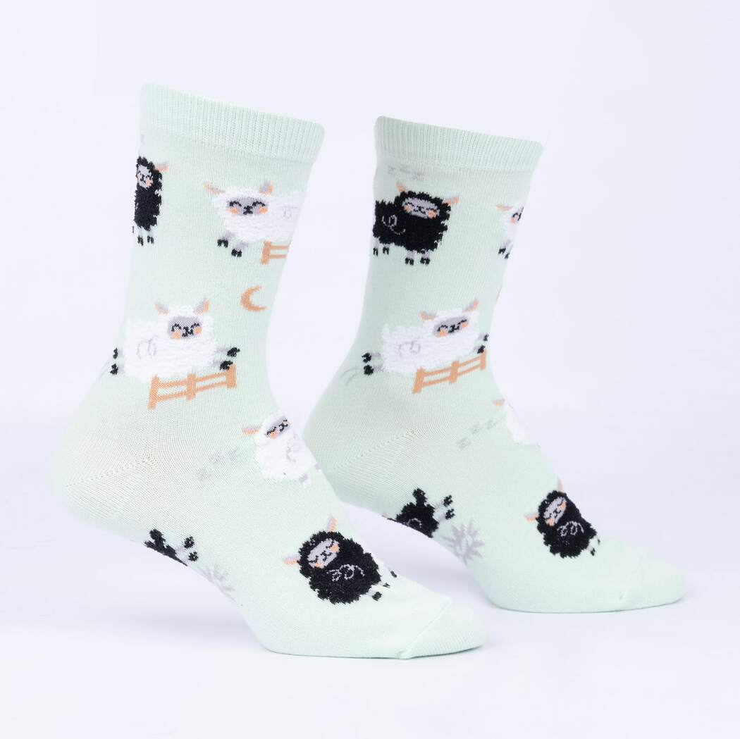 You Can Count on Me Crew Socks | Women's - Knock Your Socks Off