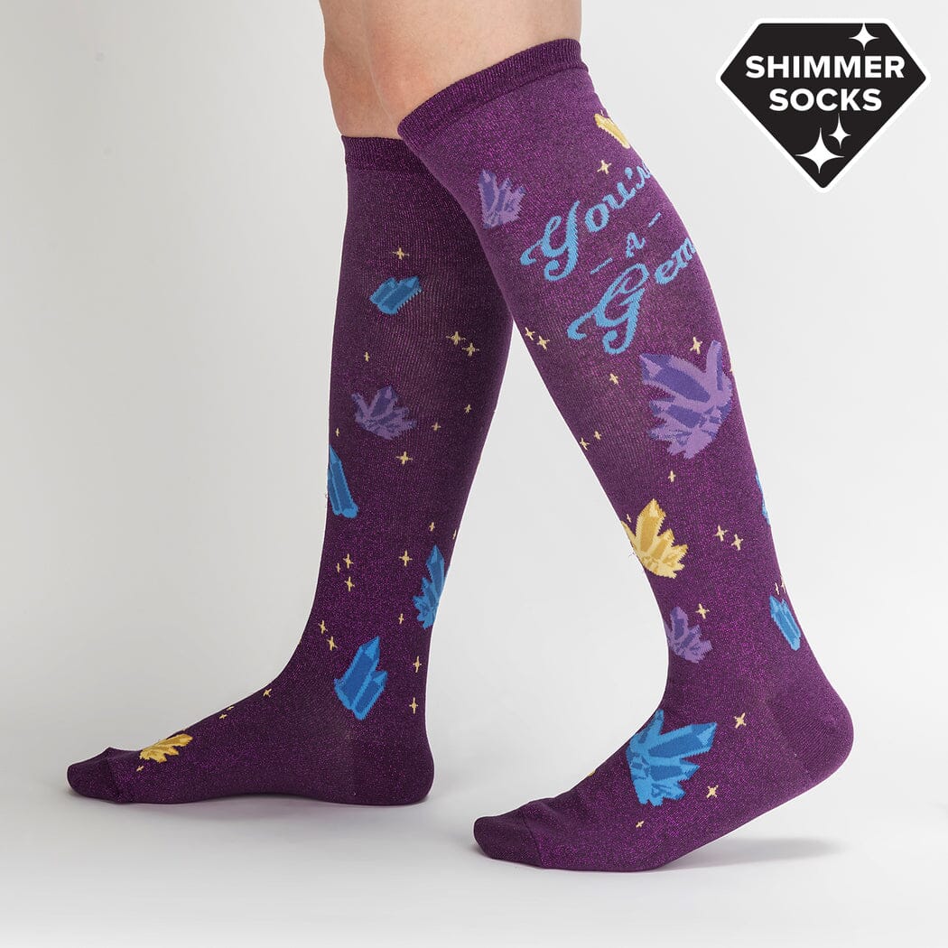 You're a Gem Knee High Socks | Women's - Knock Your Socks Off